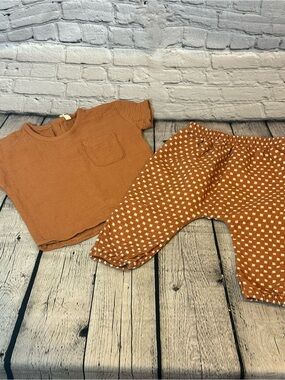 Q by Quincy Mae Muslin 2 Piece Baby Outfit